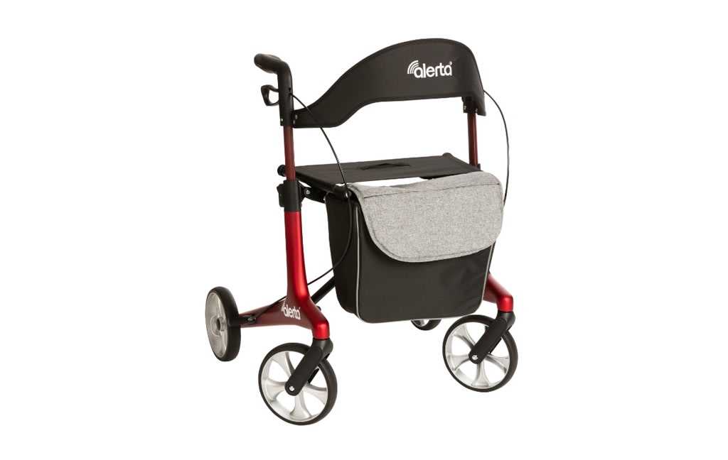 Product image of Alerta Four-Wheel Carbon Ultra-Lite Rollator -  Low Seat 
